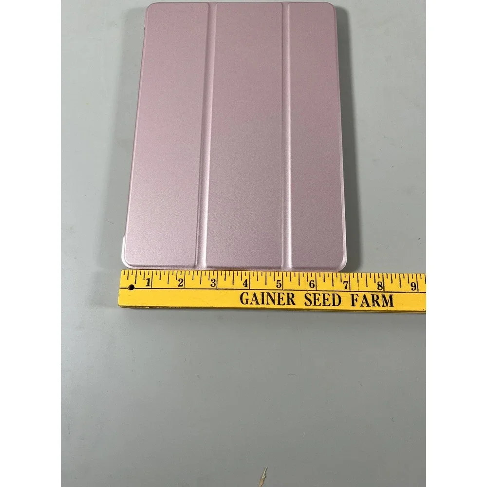 Rose Gold Tri Fold Tablet Case Cover Stand For iPad 10.2 inch